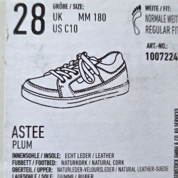 NEW Birkenstock Kids Astee Sneakers Pink Fuchsia Shoes - Picture 5 of 5